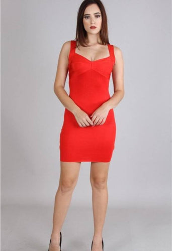 Close-Cut Body-Fit Bandage Dress