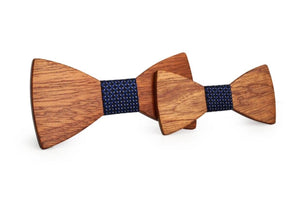 Dad and Son Wooden Bow Tie