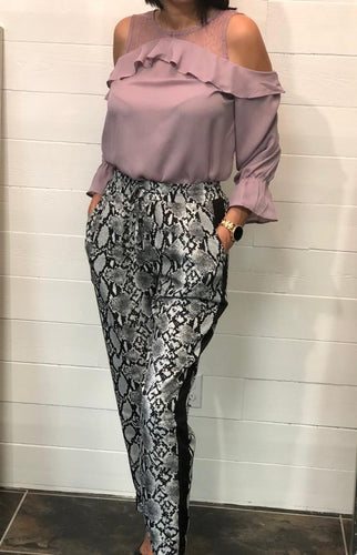 Lace Cold Shoulder Shirts
