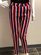 Mix Stripe Color Print Long Pant