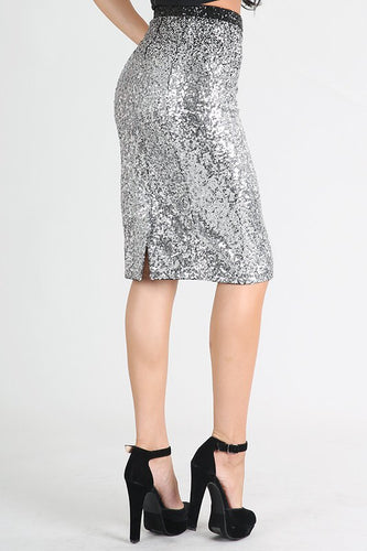 Sequin Midi Skirt