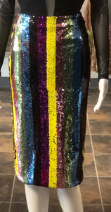 Sequined Midi Skirt